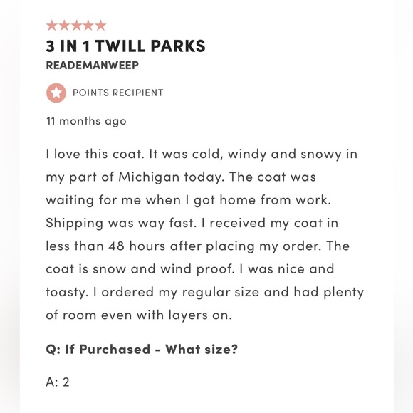 ๐ท๏ธ NWT - 1X | Torrid | Nylon 3-in-1 Parka Puffer | Foxglove - Picture 12 of 15